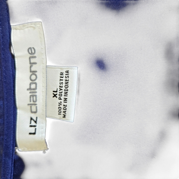 Liz Claiborne Royal Blue Blouse - Picture 7 of 7